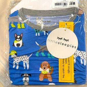 Little Sleepies dapper dogs pjs